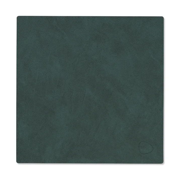 Mata stołowa Nupo square S - Ciemna zieleń, 28x28 cm - LIND DNA
