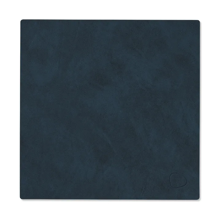 Mata stołowa Nupo square S - Midnight blue, 28x28 cm - LIND DNA