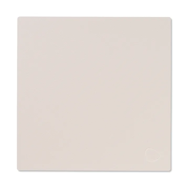 Mata stołowa Nupo square S - Soft nude, 28x28 cm - LIND DNA