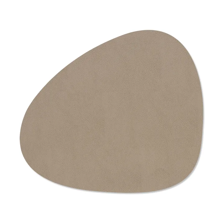 Mata stołowa Serene curve M - Mole grey, 35x31 cm - LIND DNA