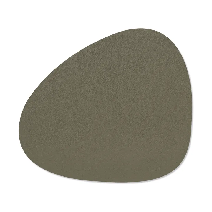 Mata stołowa Serene curve M - Moss, 35x31 cm - LIND DNA