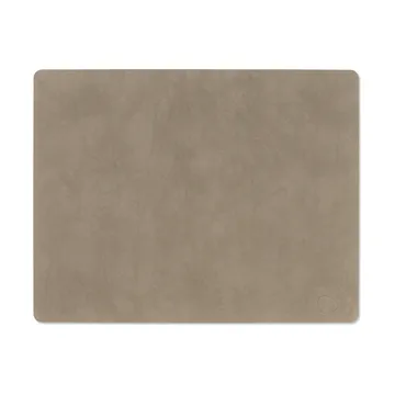 Mata stołowa Square Nupo 35x45 cm - nomad grey - LIND DNA