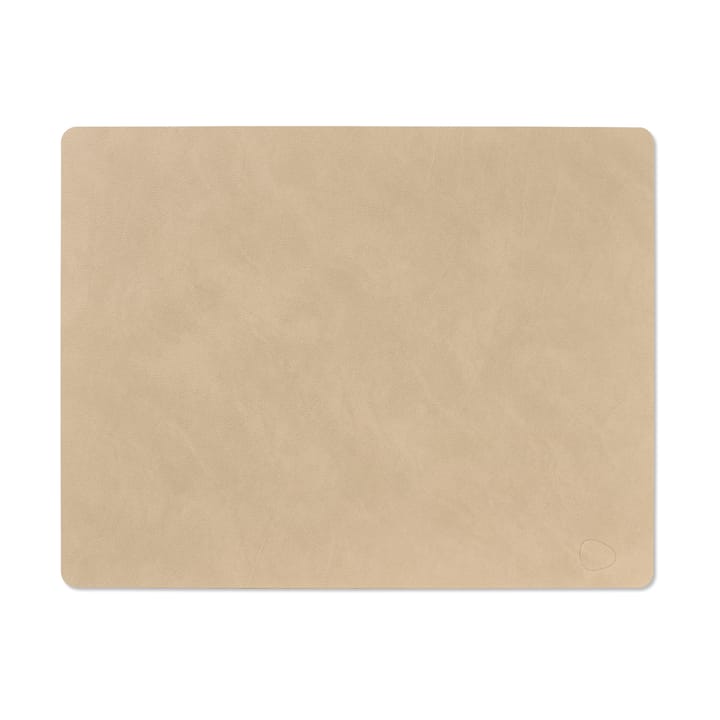Mata stołowa Square Nupo 35x45 cm - Piaskowy - LIND DNA