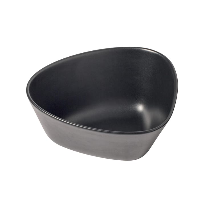 Miska Curve Stoneware M 20x22 cm, Black LIND DNA