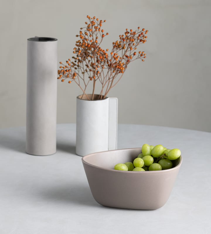 Miska Curve Stoneware M 20x22 cm, Ciepła szarość LIND DNA