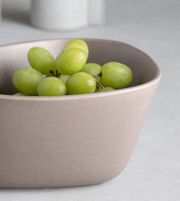 Miska Curve Stoneware M 20x22 cm - Ciepła szarość - LIND DNA