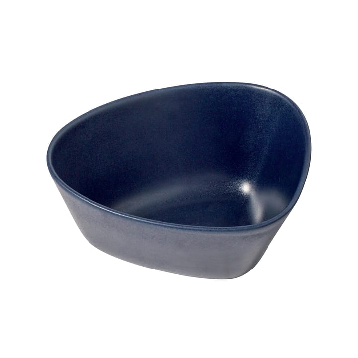 Miska Curve Stoneware M 20x22 cm - Navy Blue - LIND DNA