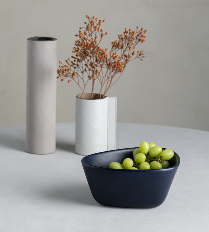 Miska Curve Stoneware M 20x22 cm, Navy Blue LIND DNA