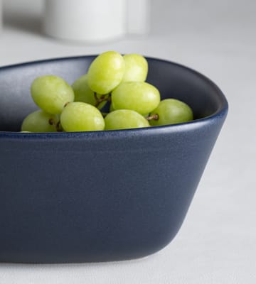 Miska Curve Stoneware M 20x22 cm - Navy Blue - LIND DNA