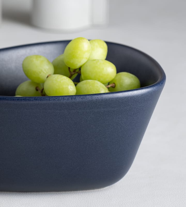 Miska Curve Stoneware M 20x22 cm, Navy Blue LIND DNA