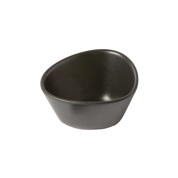 Miska Curve Stoneware S 10x11 cm - Black - LIND DNA