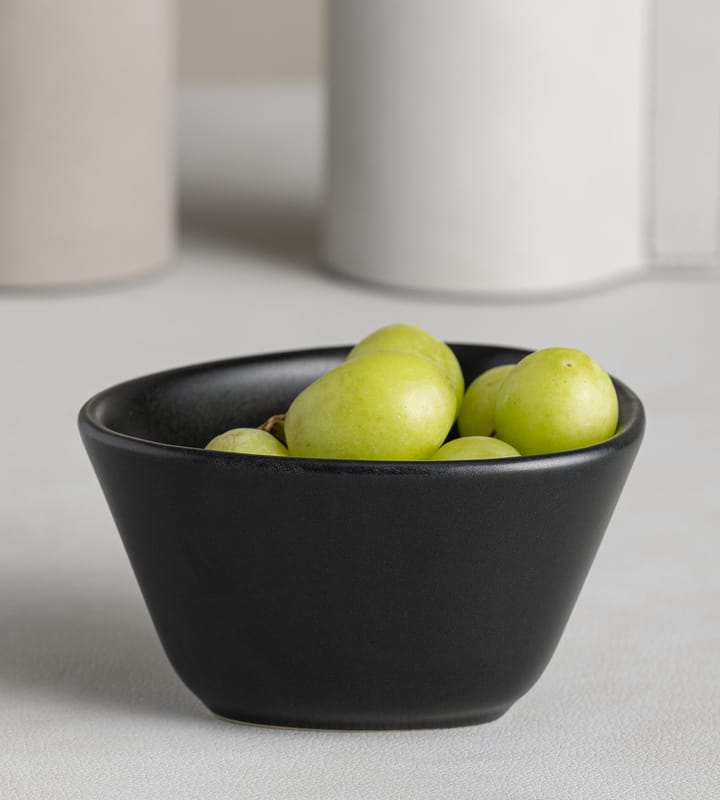 Miska Curve Stoneware S 10x11 cm, Black LIND DNA