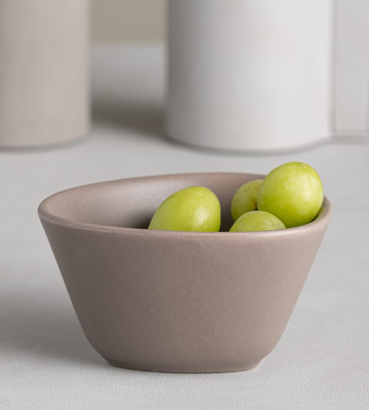 Miska Curve Stoneware S 10x11 cm, Ciepła szarość LIND DNA
