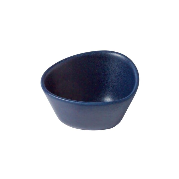 Miska Curve Stoneware S 10x11 cm - Navy blue - LIND DNA
