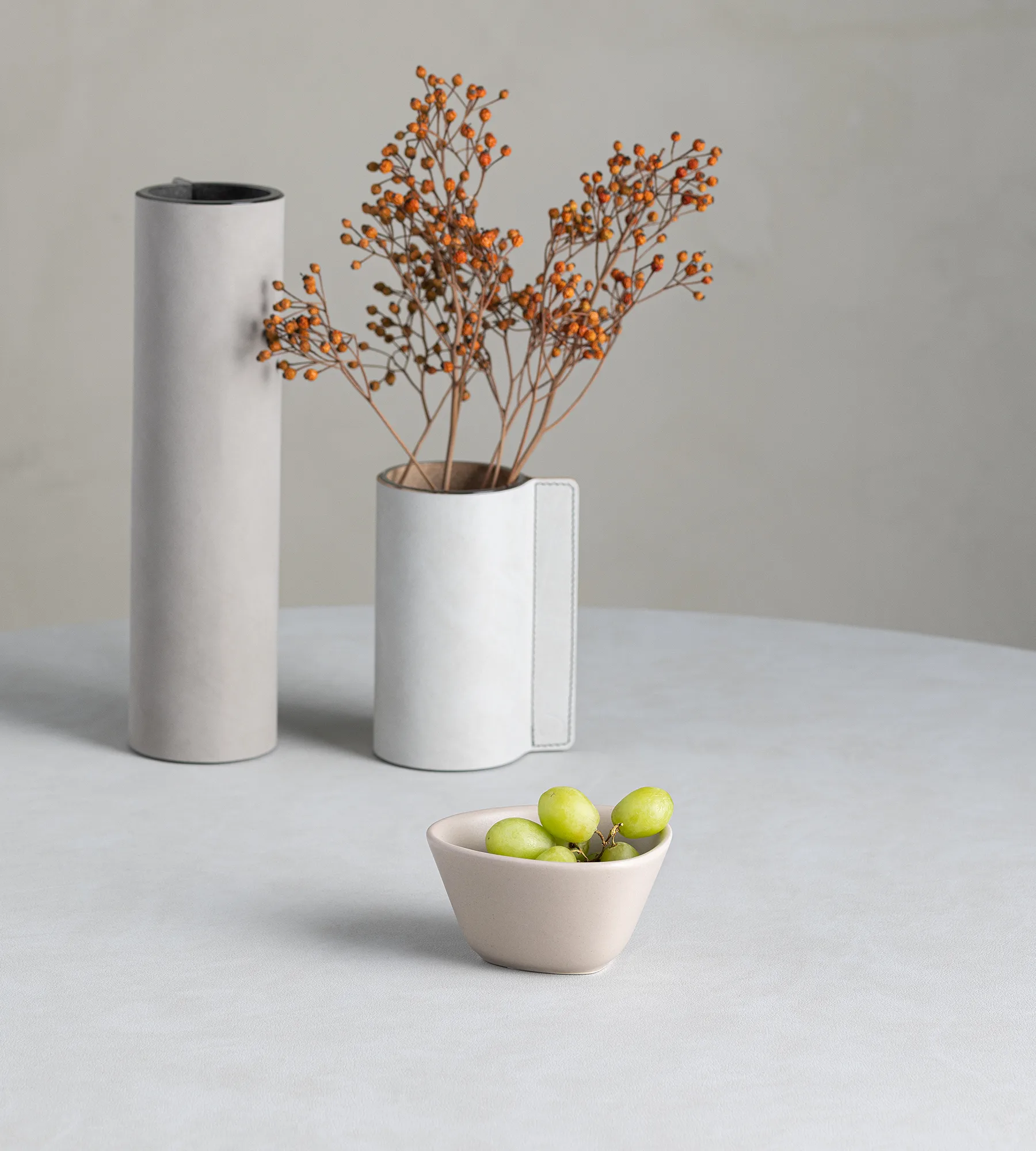 Miska Curve Stoneware S 10x11 cm, Piaskowy LIND DNA