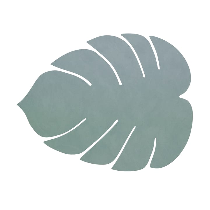 Monstera Leaf Nupo mata stołowa S - Pastelowa zieleń - LIND DNA
