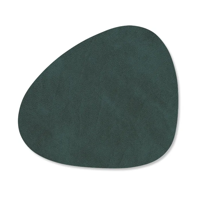 Nupo podstawki na szklanki dwustronne curve 1 szt., Dark green-olive green LIND DNA