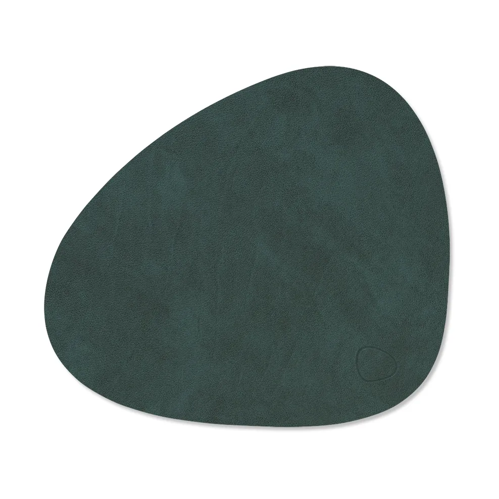 Nupo table tray dwustronna zaokrąglona S 1 szt., Dark green-olive green, 28x24 cm LIND DNA