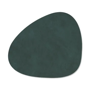 Nupo table tray dwustronna zaokrąglona S 1 szt. - Dark green-olive green, 28x24 cm - LIND DNA