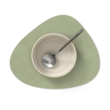 Nupo table tray dwustronna zaokrąglona S 1 szt. - Dark green-olive green, 28x24 cm - LIND DNA