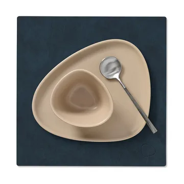 Nupo taca stołowa kwadratowa dwustronna S 1 szt. - Midnight blue-petrol - LIND DNA