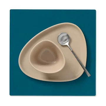 Nupo taca stołowa kwadratowa dwustronna S 1 szt. - Midnight blue-petrol - LIND DNA