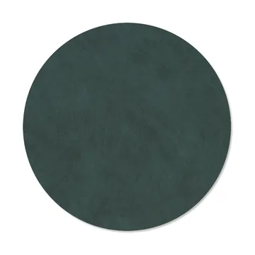 Nupo taca stołowa okrągła dwustronna M 1 szt. - Dark green-olive green, Ø30 cm - LIND DNA