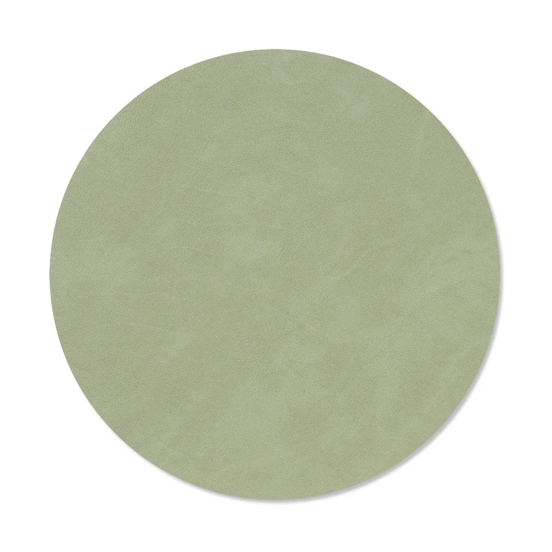 Nupo taca stołowa okrągła dwustronna M 1 szt., Dark green-olive green, Ø30 cm LIND DNA