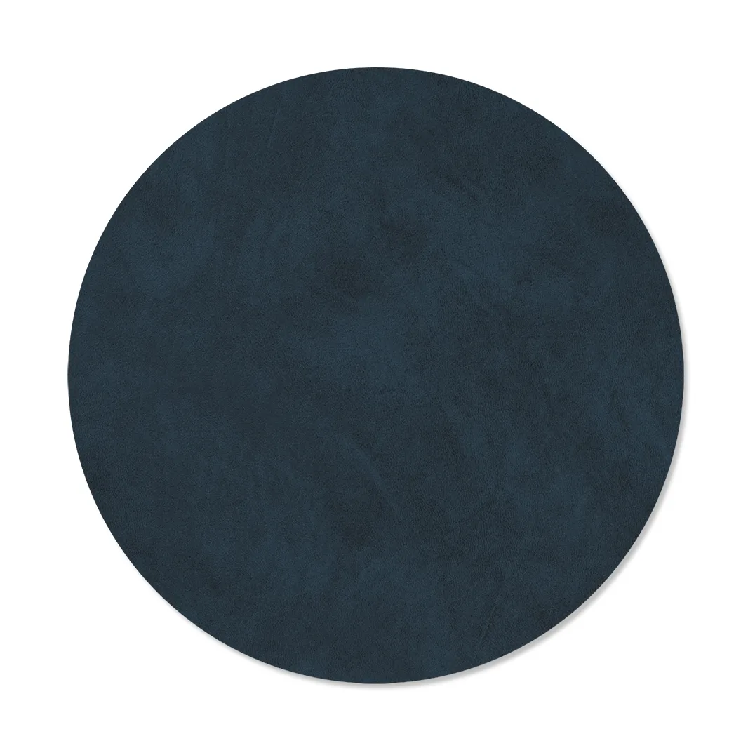 Nupo taca stołowa okrągła dwustronna M 1 szt., Midnight blue-petrol, Ø30 cm LIND DNA