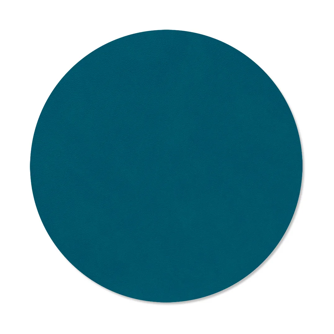 Nupo taca stołowa okrągła dwustronna M 1 szt., Midnight blue-petrol, Ø30 cm LIND DNA