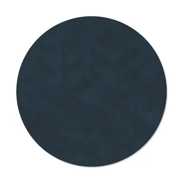 Nupo taca stołowa okrągła dwustronna XL 1 szt. - Midnight blue-petrol, Ø40 cm - LIND DNA
