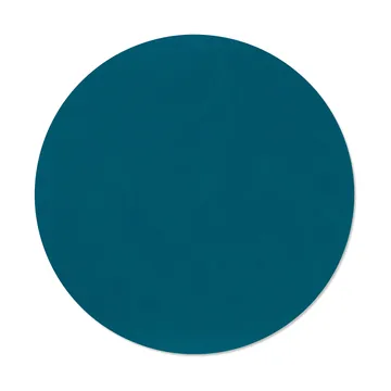 Nupo taca stołowa okrągła dwustronna XL 1 szt. - Midnight blue-petrol, Ø40 cm - LIND DNA