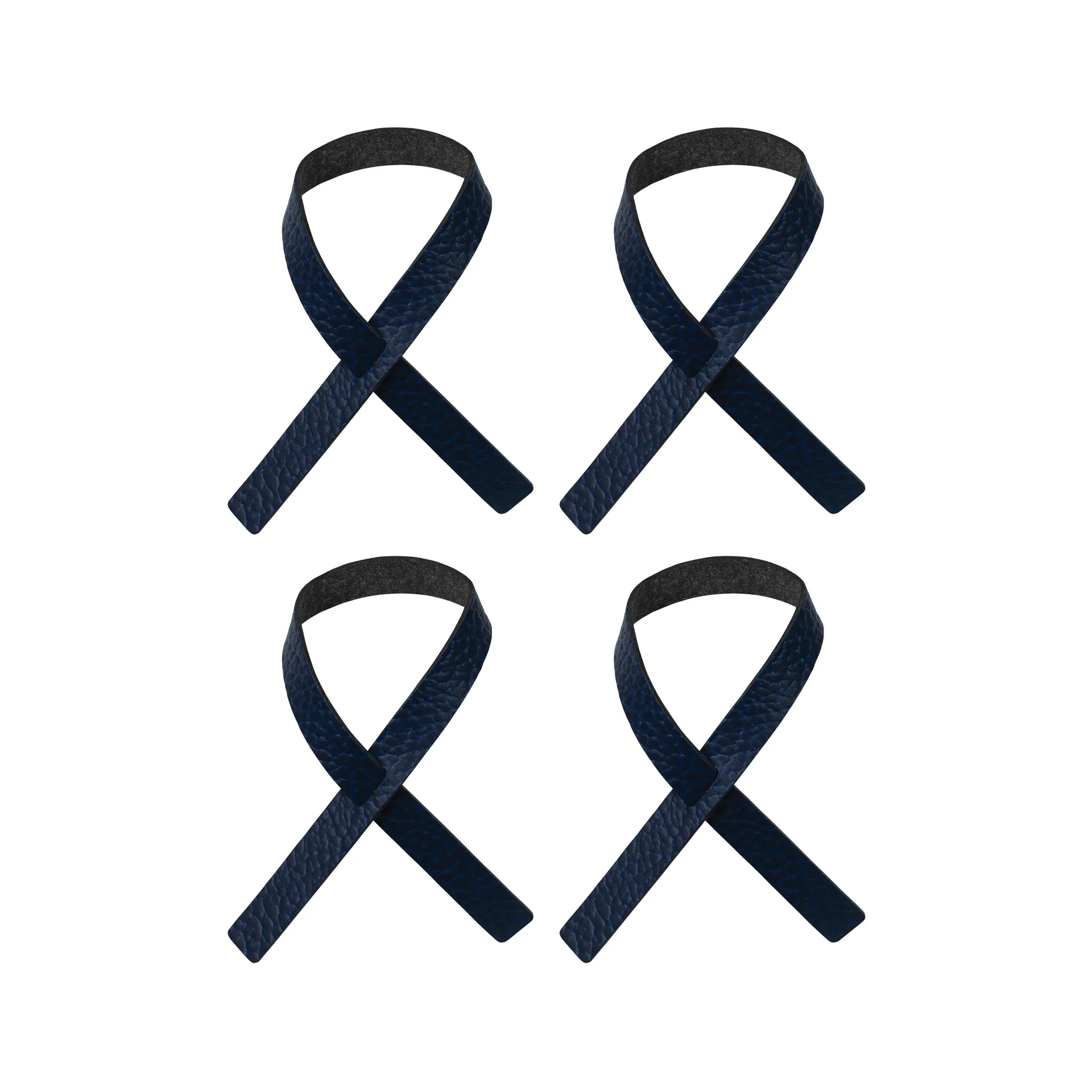 Pierścień na serwetki Loop 4-pak, Granatowy LIND DNA