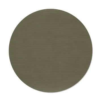 Podkładka na stół Corduroy - Army green, circle, L - LIND DNA