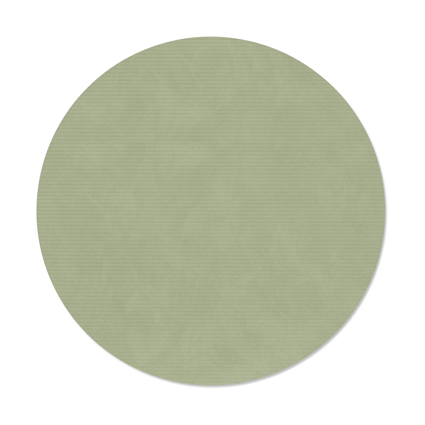 Podkładka na stół Corduroy, Olive green, circle, L LIND DNA