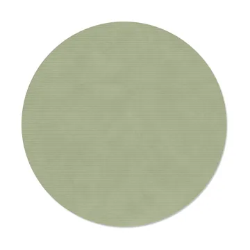 Podkładka na stół Corduroy - Olive green, circle, L - LIND DNA