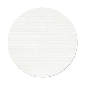 Podkładka na stół Corduroy - Pure white, circle, L - LIND DNA