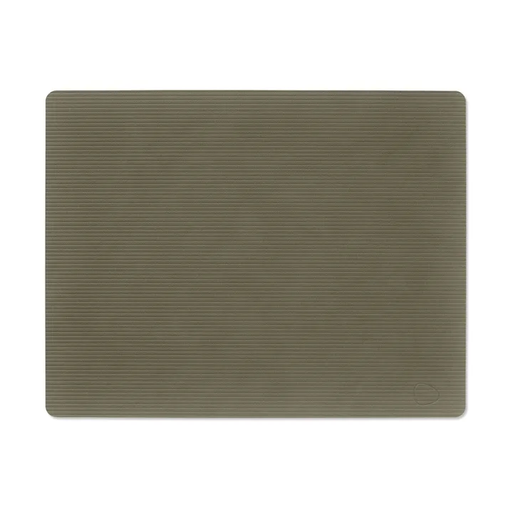 Podkładka na stół Corduroy square L - Army Green, 45x35 cm - LIND DNA
