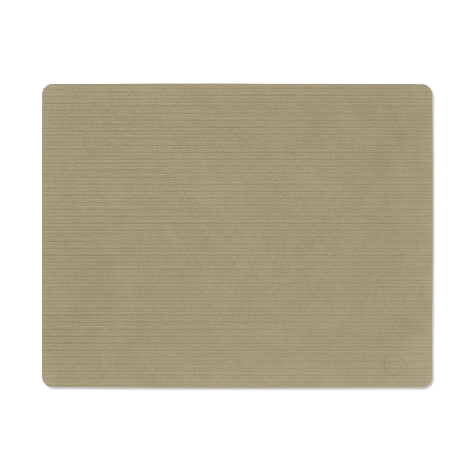 Podkładka na stół Corduroy square L, Herbal Dust, 45x35 cm LIND DNA