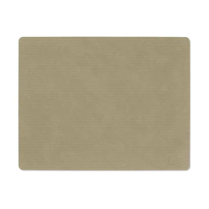 Podkładka na stół Corduroy square L - Herbal Dust, 45x35 cm - LIND DNA