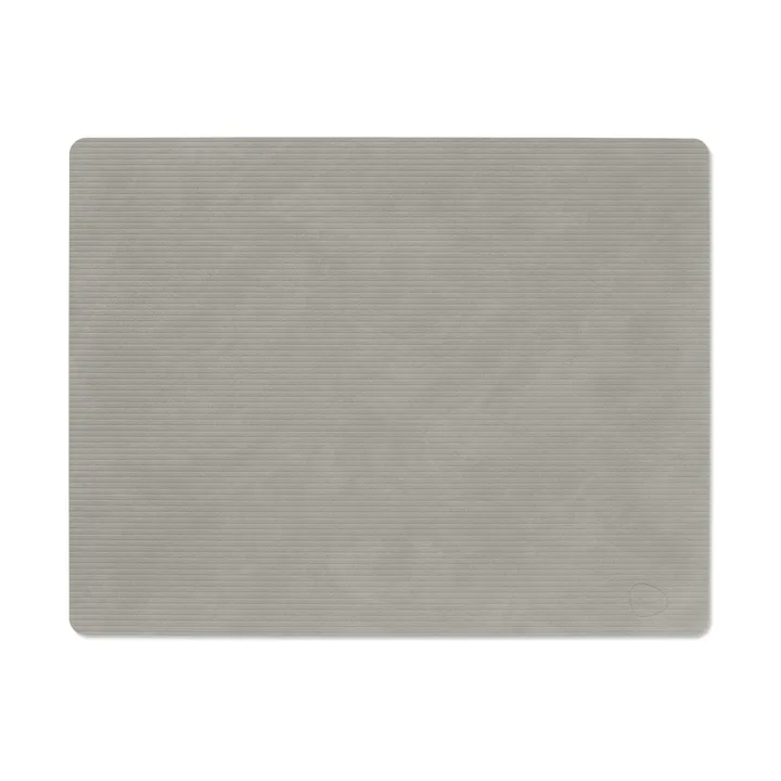 Podkładka na stół Corduroy square L - Light Grey, 45x35 cm - LIND DNA