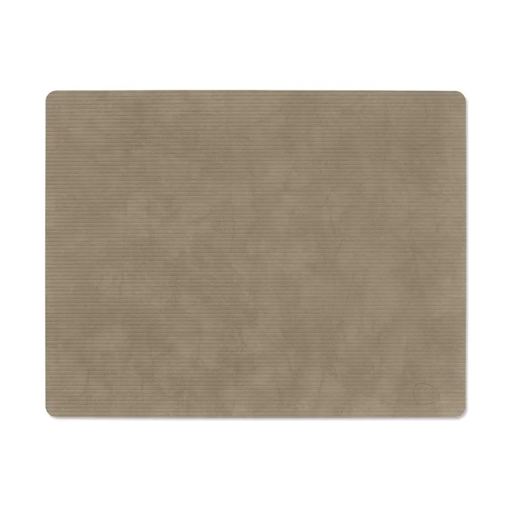 Podkładka na stół Corduroy square L - Nomad Grey, 45x35 cm - LIND DNA