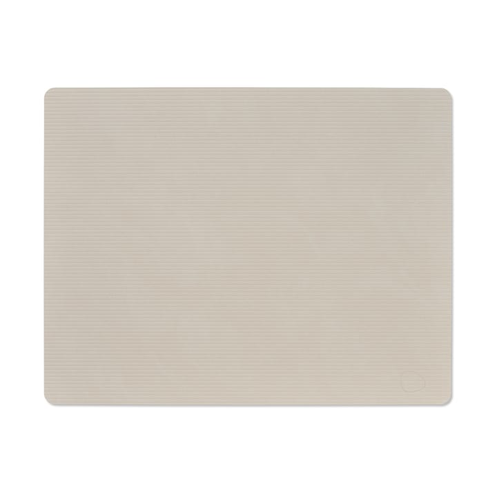 Podkładka na stół Corduroy square L - Oyster White - LIND DNA