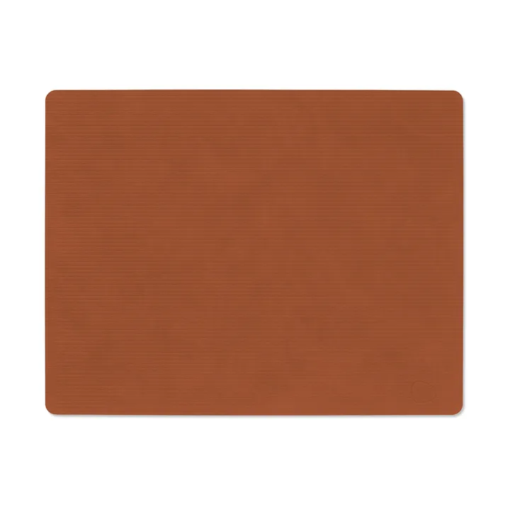Podkładka na stół Corduroy square L - Rust, 45x35 cm - LIND DNA