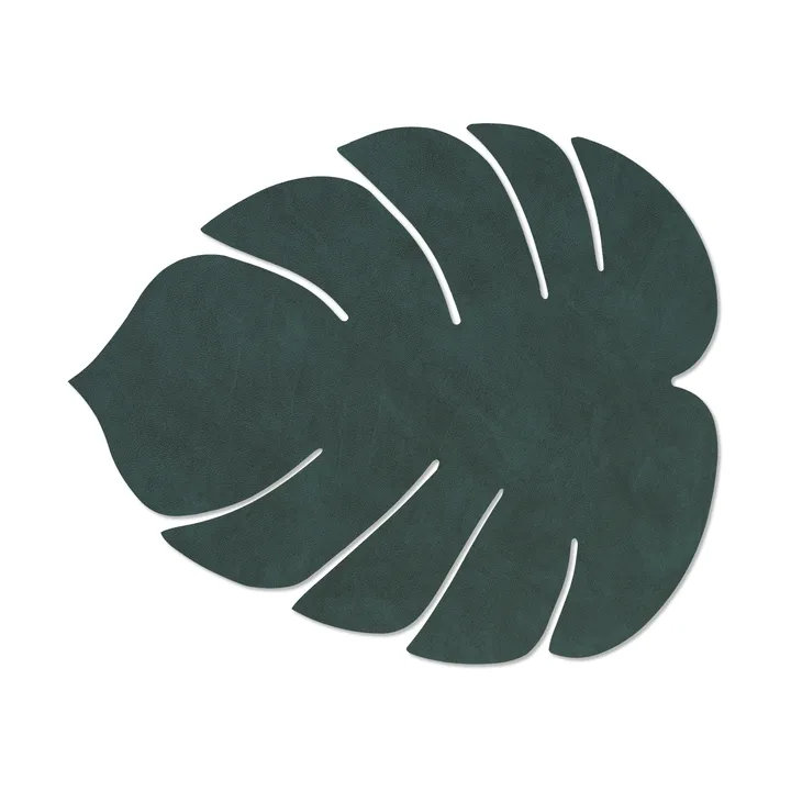 Podkładka na stół Monstera Leaf Nupo L - Ciemna zieleń, 42x35 cm - LIND DNA