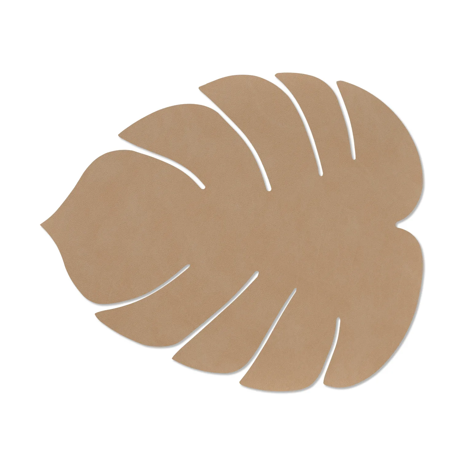 Podkładka na stół Monstera Leaf Nupo L, Nougat, 42x35 cm LIND DNA