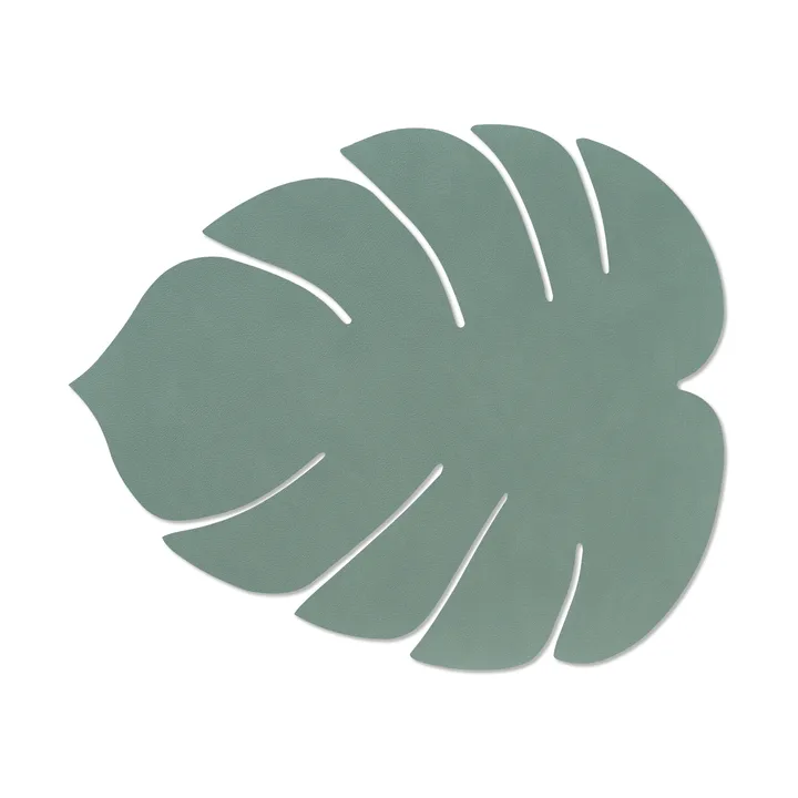 Podkładka na stół Monstera Leaf Nupo L - Pastelowa zieleń, 42x35 cm - LIND DNA