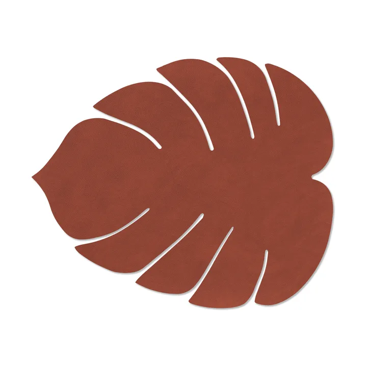 Podkładka na stół Monstera Leaf Nupo L - Sienna, 42x35 cm - LIND DNA