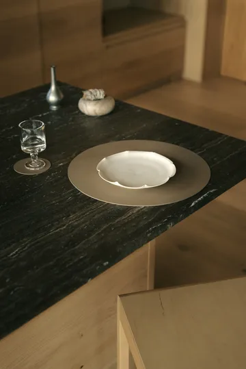 Podkładka na stół Nupo - Clay brown, circle, L - LIND DNA