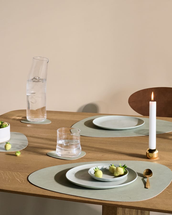 Podkładka na stół Nupo Curve, dwustronna, Dark green-olive green (ciemna zieleń-jasna zieleń) LIND DNA
